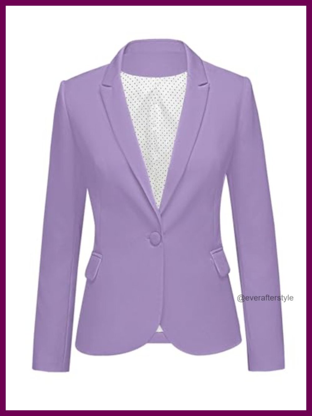 Long Sleeve Notch Lapel Blazer Business Casual Suit Jacket Flap Pockets